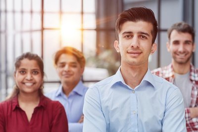 Junge Meschen aus Kirgistan