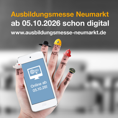 Titelmotiv Ausbildungsmesse digital
